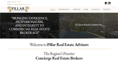 Desktop Screenshot of pillarrealestateadvisors.com